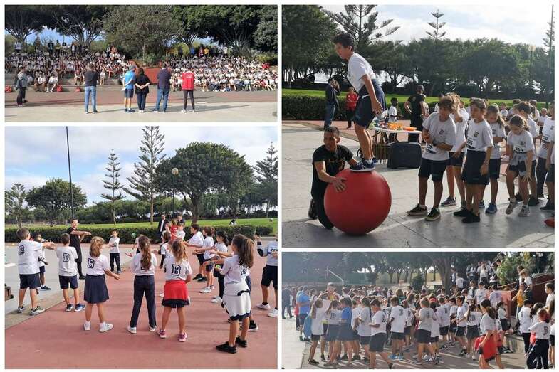 Imágenes de la III Carrera Solidaria del Colegio Brains de Telde (Foto TA)